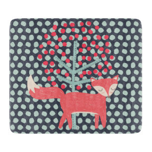 Retro Fox Schneidebrett