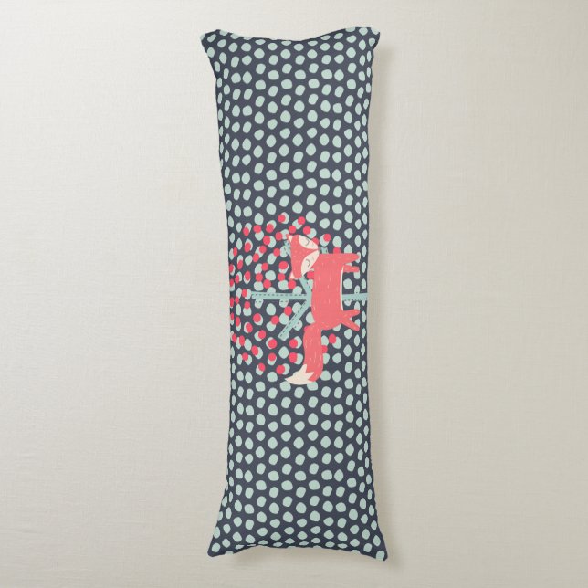 Retro Fox Seitenschläferkissen (Vorderseite Vertikal)