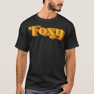 Retro Foxy Funny Vintag 70er Party Kostüme Mens Wo T-Shirt
