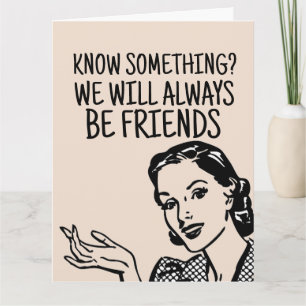 RETRO FRAMAN HOUSEWIFE BESTIE BIRTHDAY FUNNY CARDS KARTE