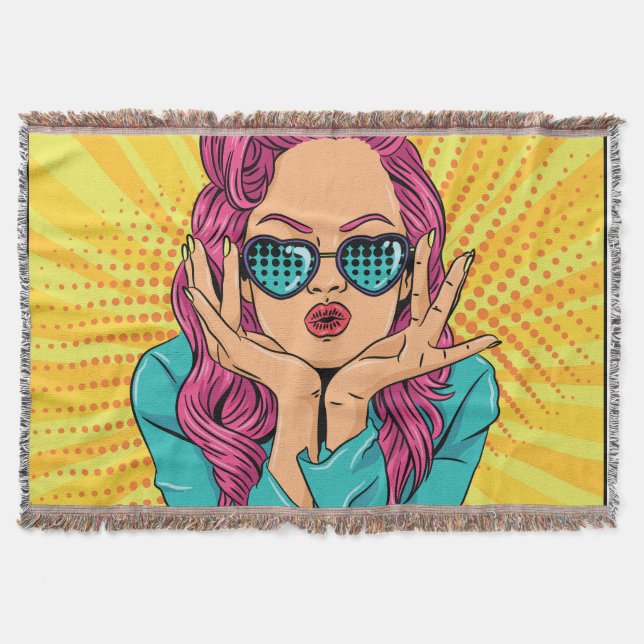 Retro-Frau Decke (Vorderseite)
