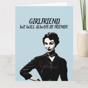 RETRO FRAU FUNNY BIRTHDAY FEMALE FRIEND CARD KARTE
