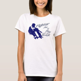 Retro-Freiheitskämpfer für ein freies Leben Skater T-Shirt