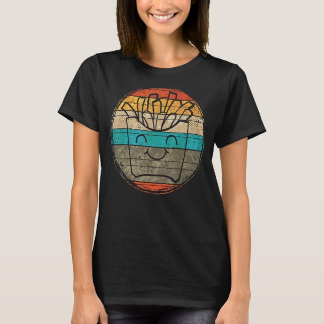 Retro French Fries 1 T-Shirt (Vorderseite)