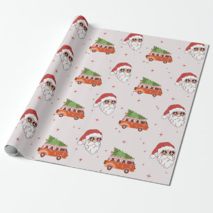 Retro-Friedensschild Weihnachtsverpackung Geschenkpapier