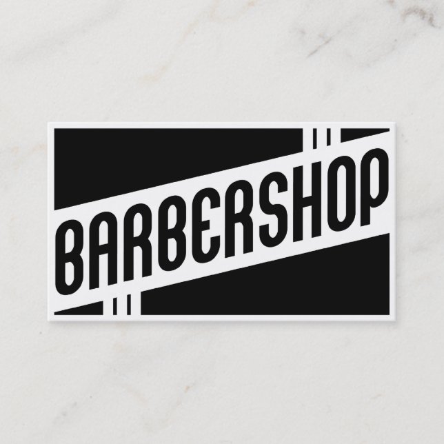 Retro-Friseur-Loyalitätsprogramm Treuekarte (Vorderseite)