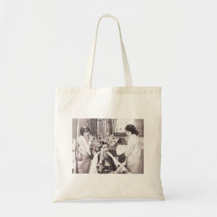 Retro-Friseursalon Tragetasche