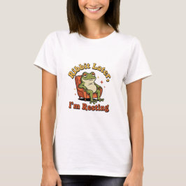 Retro Frog Funny Quote Women’s T-Shirt