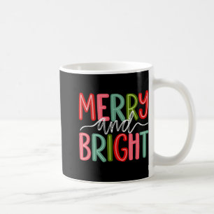 Retro Frohe und strahlende Weihnachtsfeiertage Xma Kaffeetasse