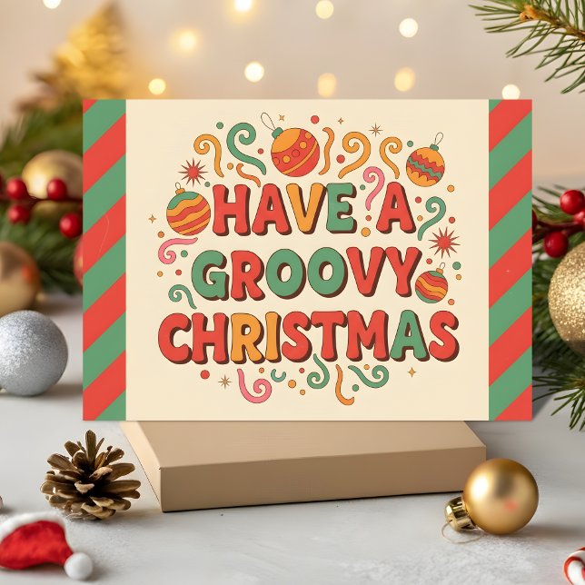 Retro - Frohe Weihnachten auf psychedelische Art (Von Creator hochgeladen)
