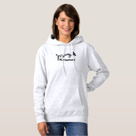 Retro Frohe Weihnachten Stil Hoodie