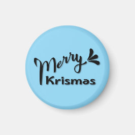 Retro Frohe Weihnachten Stil Magnet