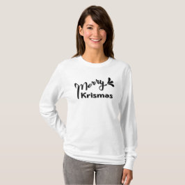 Retro Frohe Weihnachten Stil T-Shirt