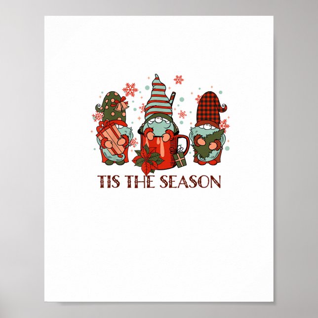 Retro Frohe Weihnachts-Cocoa Das Jahr 2009 Poster (Vorne)