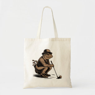 Retro-Frosch Lustiger Retro-Frosch Golf-Liebhaber Tragetasche