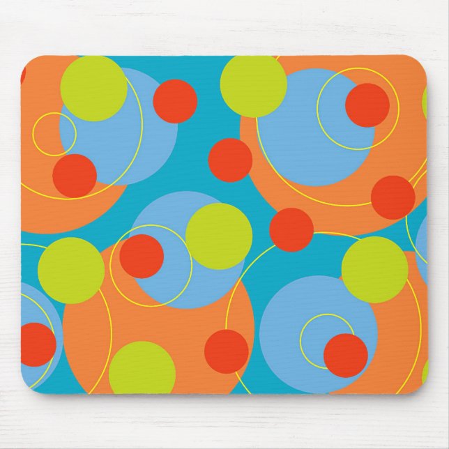 Retro fruchtiges Mousepad (Vorne)