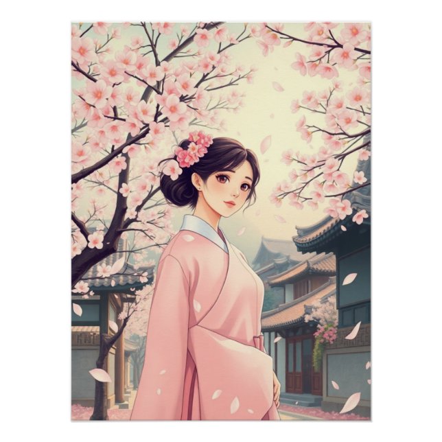 Retro-Frühling in Korea Poster (Vorderseite)
