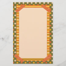 Retro-Frühlings-Handzeichnung Faux-Washi-Blumen ve