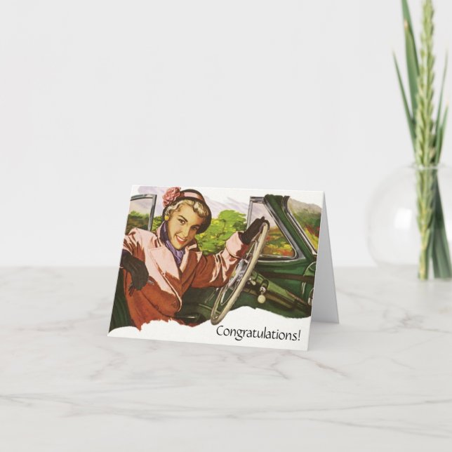 Retro Fun Herzlichen Glückwunsch zum Umstieg auf e Karte (Vorderseite)