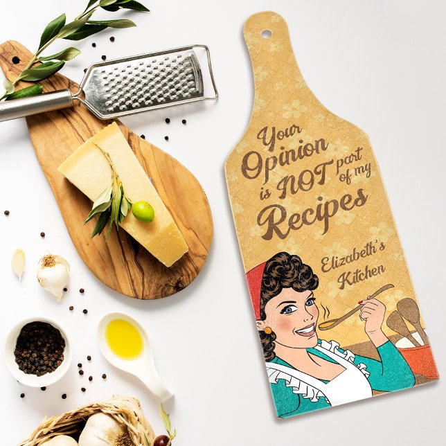 Retro Fun Rezept Küche Schneidebrett (Von Creator hochgeladen)