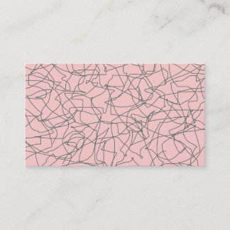 Retro Fünfzigerjahre moderne Visitenkarte