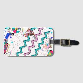 Retro Funky Gepäckanhänger