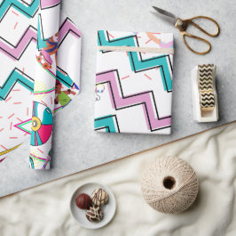 Retro Funky Geschenkpapier