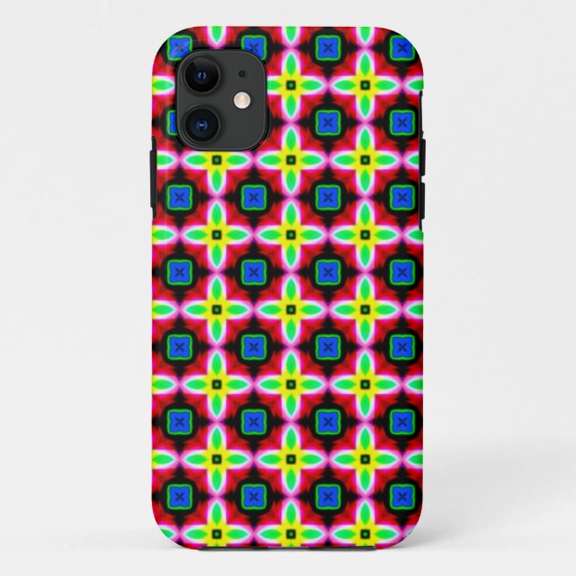 Retro Funky Handy Gehäuse Blüte Case-Mate iPhone Hülle (Rückseite)