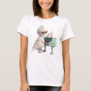 Retro Funky Piano Rocker T-Shirt