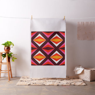 Retro Funky Tropical Diamond Boomerang  Stoff