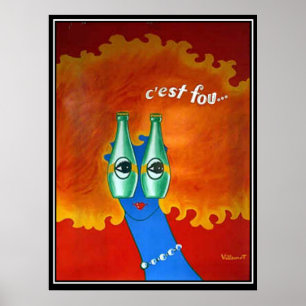 Retro funky Vintage Plakat