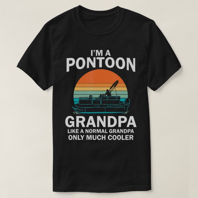 Retro Funny Boating Vathday T-Shirt (Design vorne)