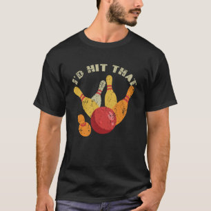 Retro Funny Bowler Vintag Bowler's ich hatte, dass T-Shirt