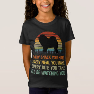 Retro Funny Chow Wie Dog Lover Frauen Mädchen T-Shirt