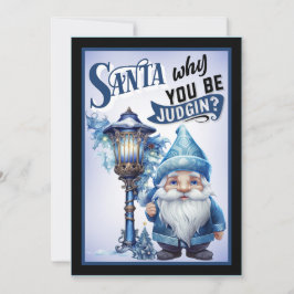 Retro Funny Christmas Dankeskarte