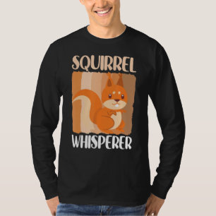 Retro Funny Forest Animal Vintag Eichhörnchen Whis T-Shirt