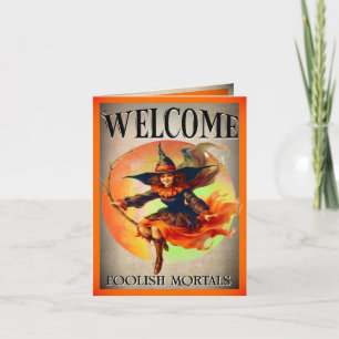 Retro Funny Halloween Cards