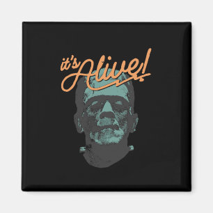 Retro Funny It's Alive Frankenstein Monster Spooky Magnet