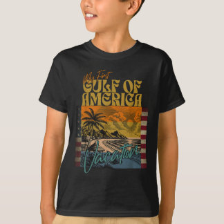 Retro Funny mein erster Golf von Amerika Urlaub T-Shirt