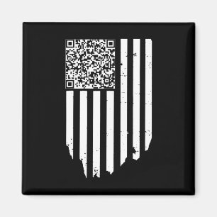 Retro Funny Qr Trump Tanzcode Magnet