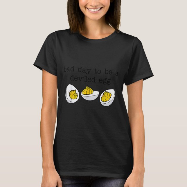 Retro Funny Thanksgiving Dinner Bad Day To Be A De T-Shirt (Vorderseite)