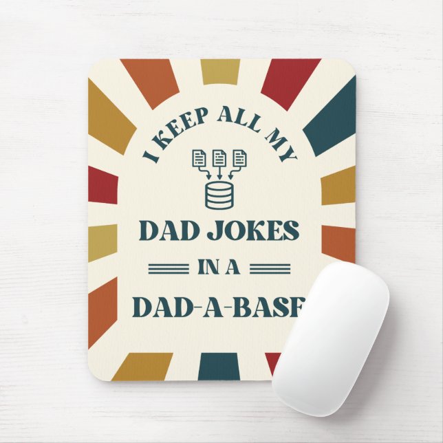 Retro Funny Vater Jokes Fathers Tagesgeschenk für  Mousepad (Mit Mouse)