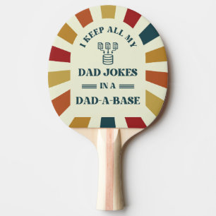 Retro Funny Vater Jokes Fathers Tagesgeschenk für Tischtennis Schläger