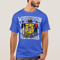 Retro für die Wisconsin-Staatsflagge