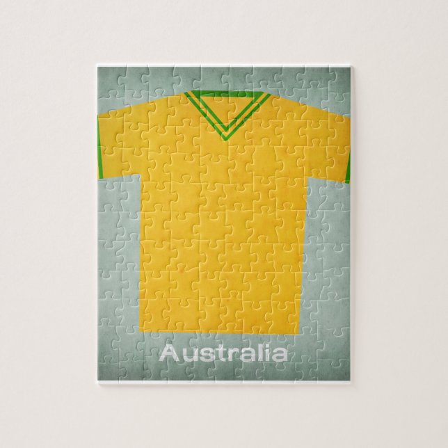 Retro Fußball Jersey Australien Puzzle (Vertikal)