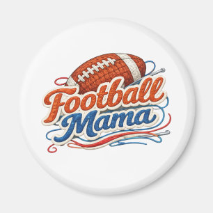 Retro-Fußball-Mama-Magnet Magnet