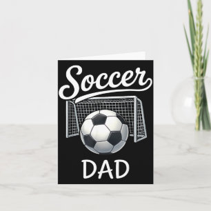 Retro Fußball-Vater passendes Familien-Sport-Spiel Karte