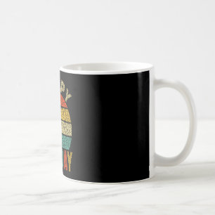 Retro-Fußballspieler-Polka-Dot-Art-Student glückli Kaffeetasse