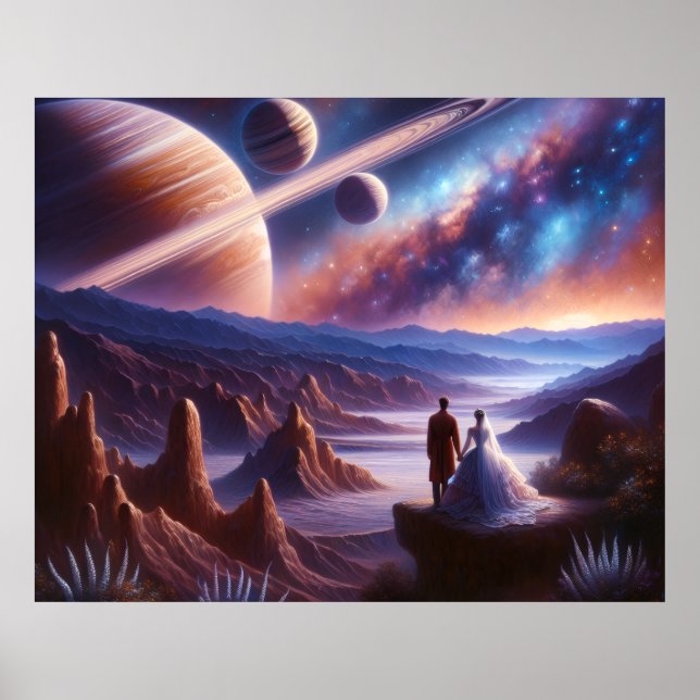 Retro Futurismus Poster (Vorne)