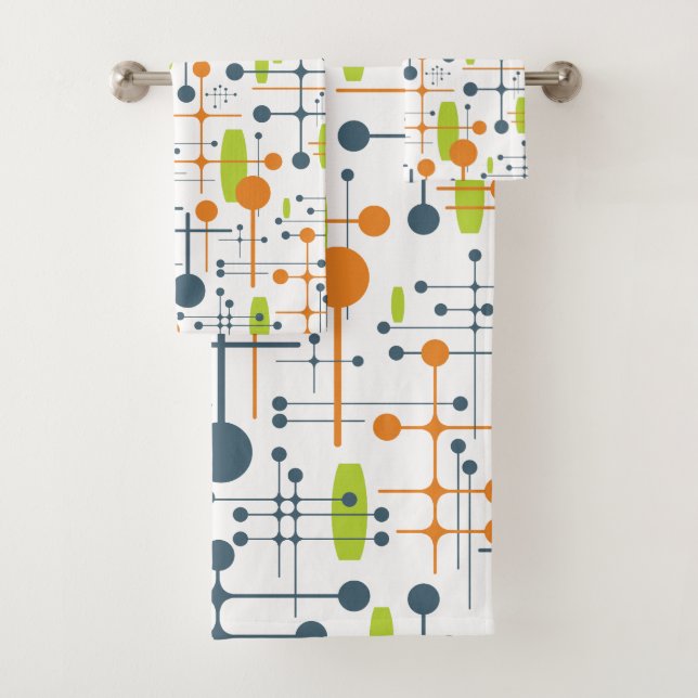 Retro Futuristic Badhandtuch Set (Insitu)